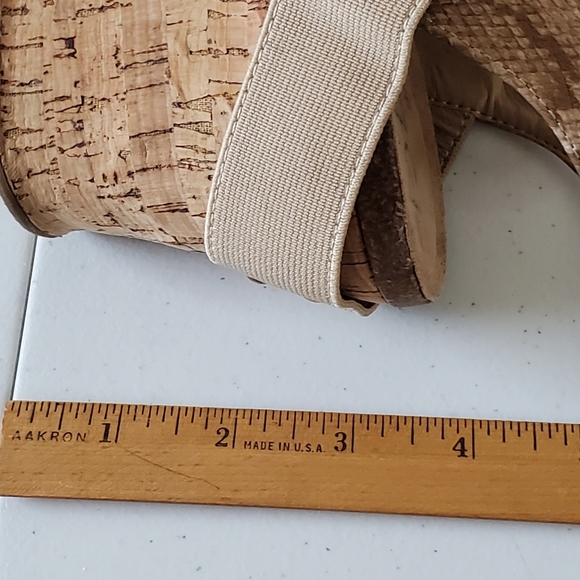 Beach by Matisse Point Break Platform Wedge Sandal Size 10 Snake Print Chunky - Picture 13 of 16